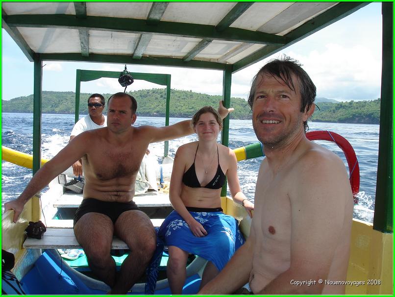 plongée avec nicolas, christelle et alain